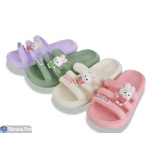 Шлепки жіночі на літо (12 пар р.36-41) мікс  "LUXORIS"