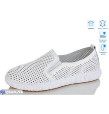 Сліпони жіночі на літо (8 пар р.36-41) білий  "Lilin"