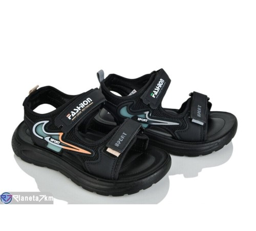 Сандалі дитячі на літо (12 пар р.32-37) чорний  "Lilin"