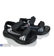 Сандалі дитячі на літо (12 пар р.32-37) чорний  "Lilin"