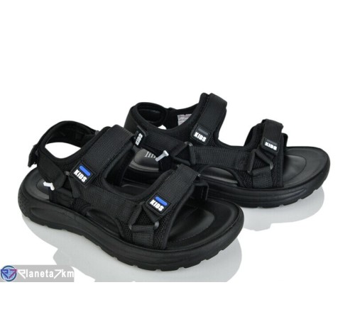 Сандалі дитячі на літо (12 пар р.37-42) чорний  "Lilin"