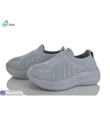 Дитячі кросівки на літо (12 пар р.21-26) сірий  "BBT"