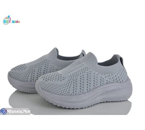 Дитячі кросівки на літо (12 пар р.21-26) сірий  "BBT"