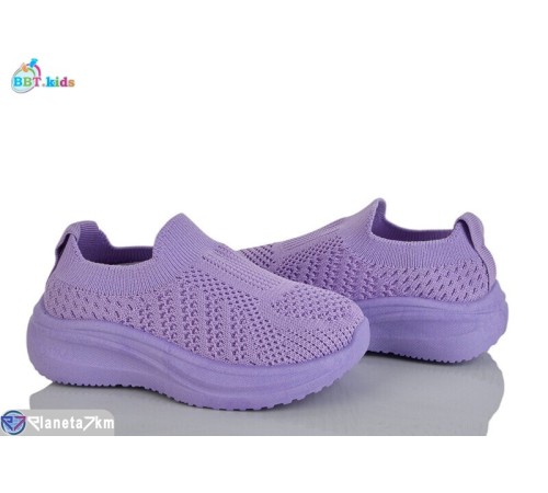 Дитячі кросівки на літо (12 пар р.21-26) фіолетовий  "BBT"