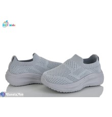 Дитячі кросівки на літо (12 пар р.21-26) сірий  "BBT"