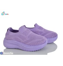 Дитячі кросівки на літо (12 пар р.21-26) фіолетовий  "BBT"