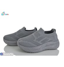 Дитячі кросівки на літо (12 пар р.21-26) сірий  "BBT"