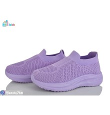 Дитячі кросівки на літо (12 пар р.32-37) фіолетовий  "BBT"