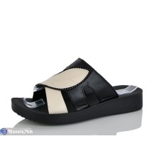 Шлепки жіночі на літо (6 пар р.37-42) чорний  "KANGO"