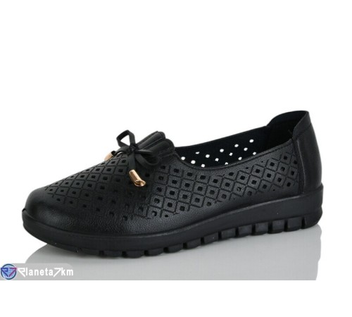 Туфлі жіночі на літо (6 пар р.38-43) чорний  "KANGO"