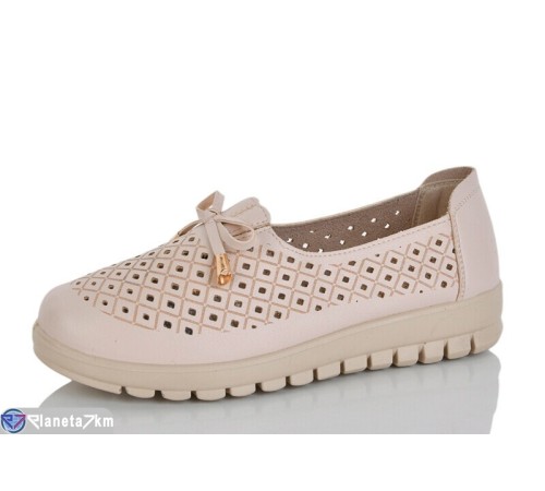 Туфлі жіночі на літо (6 пар р.38-43) бежевий  "KANGO"