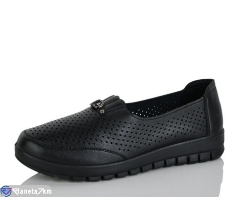 Туфлі жіночі на літо (6 пар р.38-43) чорний  "KANGO"