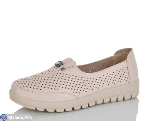 Туфлі жіночі на літо (6 пар р.38-43) бежевий  "KANGO"