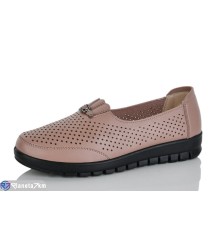 Туфлі жіночі на літо (6 пар р.38-43) коричневий  "KANGO"