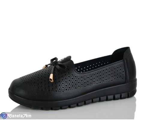 Туфлі жіночі на літо (6 пар р.38-43) чорний  "KANGO"