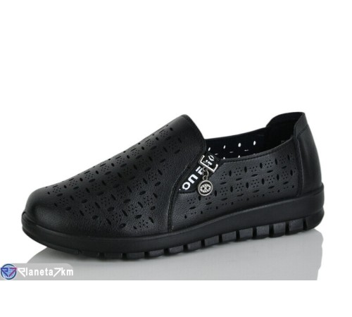 Туфлі жіночі на літо (6 пар р.38-43) чорний  "KANGO"