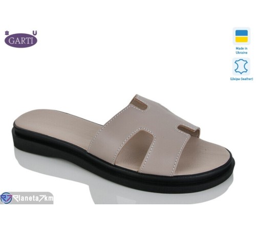 Шлепки жіночі на літо (6 пар р.36-40) бежевий  "Garti"