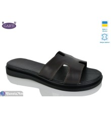 Шлепки жіночі на літо (6 пар р.36-40) коричневий  "Garti"