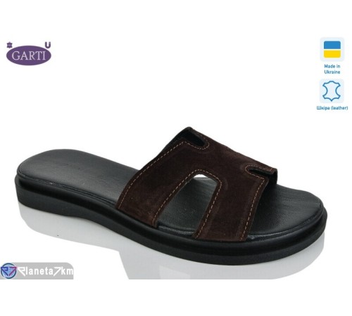 Шлепки жіночі на літо (6 пар р.36-40) коричневий  "Garti"
