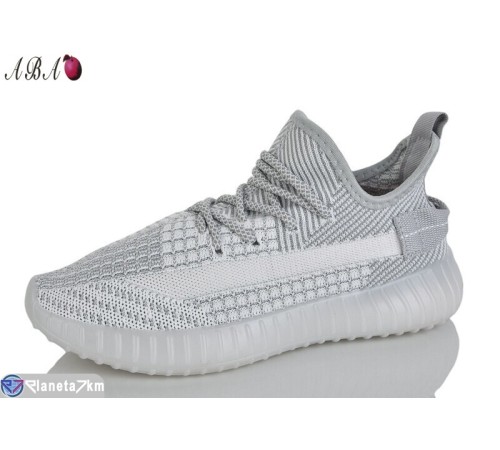 Кросівки жіночі на літо (8 пар р.36-41) сірий  "Aba"