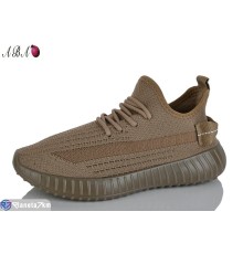 Кросівки жіночі на літо (8 пар р.36-41) коричневий  "Aba"