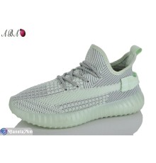 Кросівки жіночі на літо (8 пар р.36-41) зелений  "Aba"