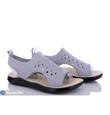 Босоніжки жіночі на літо (6 пар р.41-43) сірий  "DIXA"