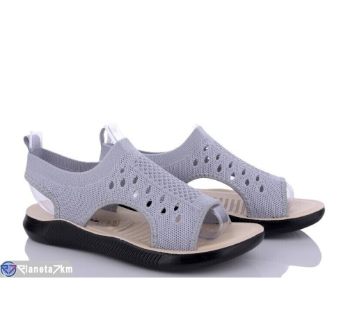 Босоніжки жіночі на літо (6 пар р.41-43) сірий  "DIXA"