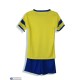 Дитячий спортивний костюм на літо (6 шт. р.сетка 135-165) жовтий  "FIESTA"