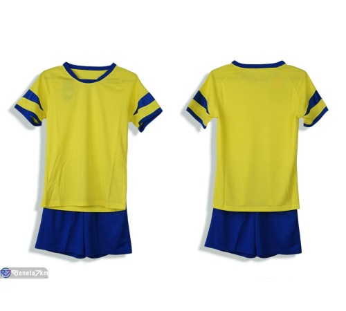 Дитячий спортивний костюм на літо (6 шт. р.сетка 135-165) жовтий  "FIESTA"