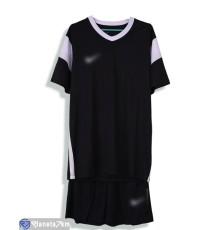 Спортивний костюм чоловічий на літо (6 шт. р.сетка L-2XL) чорний  "FIESTA"