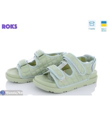 Босоніжки жіночі на літо (6 пар р.36-40) зелений  "Roks"