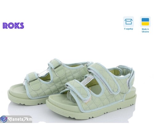 Босоніжки жіночі на літо (6 пар р.36-40) зелений  "Roks"