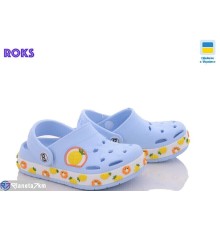 Кроки дитячі на літо (8 пар р.24-32) блакитний  "Roks"