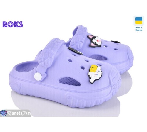 Кроки дитячі на літо (6 пар р.24-35) фіолетовий  "Roks"