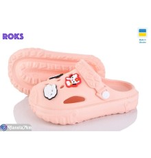 Кроки дитячі на літо (6 пар р.24-35) рожевий  "Roks"