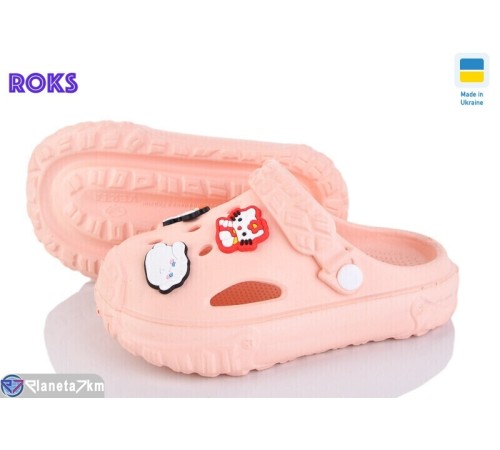 Кроки дитячі на літо (6 пар р.24-35) рожевий  "Roks"