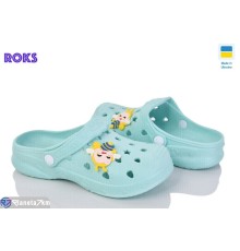 Кроки дитячі на літо (6 пар р.24-33) зелений  "Roks"