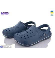 Кроки дитячі на літо (8 пар р.36-41) синій  "Roks"