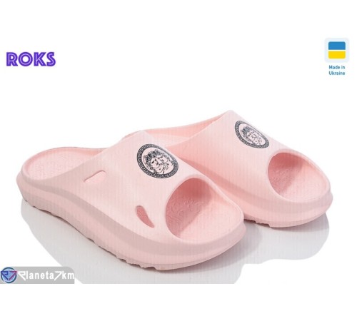 Шлепки жіночі на літо (6 пар р.36-41) рожевий  "Roks"