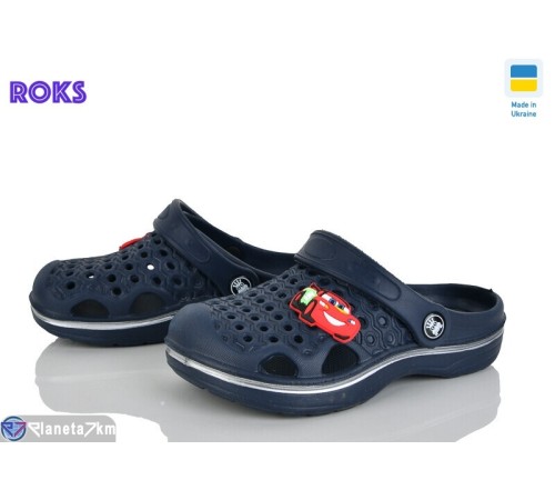 Кроки дитячі на літо (8 пар р.24-33) синій  "Roks"