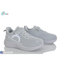 Дитячі кросівки на весну/осінь (8 пар р.32-37) сірий  "BBT"