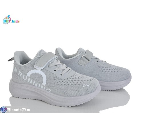 Дитячі кросівки на весну/осінь (8 пар р.32-37) сірий  "BBT"