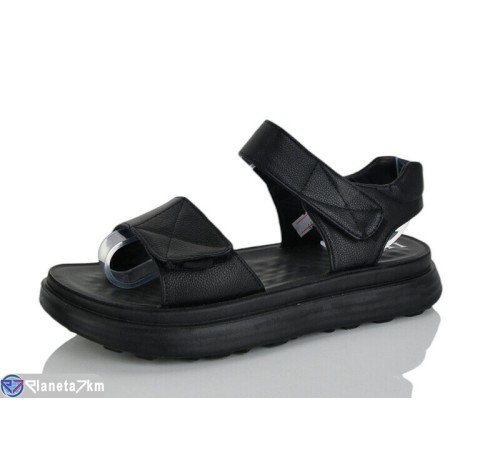 Босоніжки жіночі на літо (8 пар р.36-41) чорний  "Lilin"