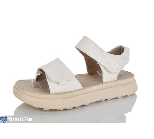 Босоніжки жіночі на літо (8 пар р.36-41) бежевий  "Lilin"