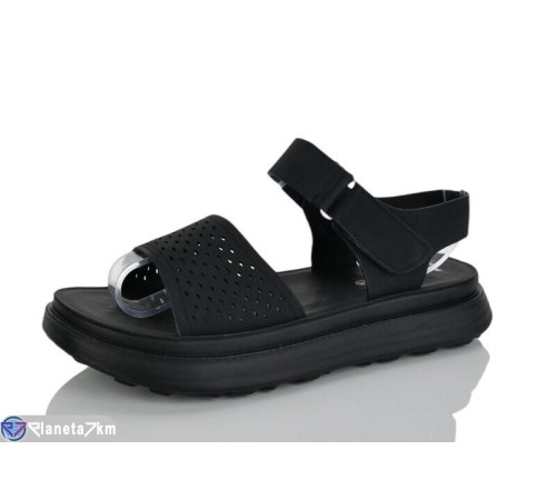 Босоніжки жіночі на літо (8 пар р.36-41) чорний  "Lilin"