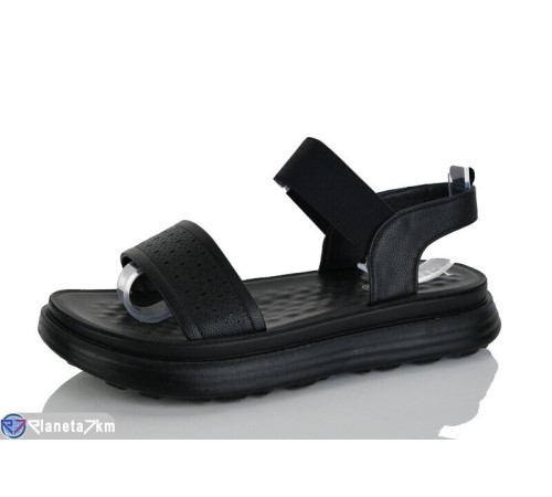 Босоніжки жіночі на літо (8 пар р.36-41) чорний  "Lilin"