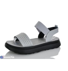 Босоніжки жіночі на літо (8 пар р.36-41) сірий  "Lilin"