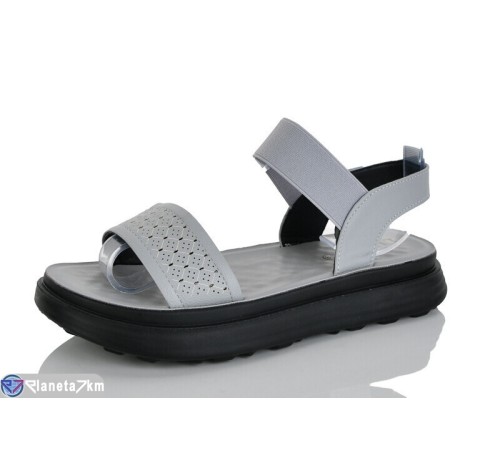 Босоніжки жіночі на літо (8 пар р.36-41) сірий  "Lilin"