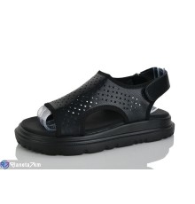 Босоніжки жіночі на літо (8 пар р.36-41) чорний  "Lilin"